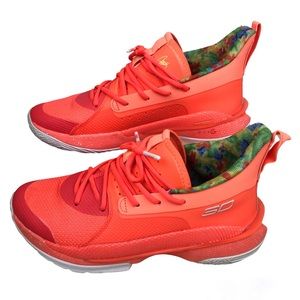 NWOB Curry 7 UA Sour Patch Kids in Peach Mens 10.5